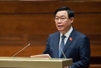 Chủ tịch Quốc hội Vương Đình Huệ phát biểu khai mạc phiên chất vấn
