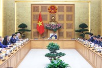 Thủ tướng đề nghị tăng cường hợp tác thực chất, hiệu quả, bình đẳng, cùng có lợi, góp phần thúc đẩy quan hệ Việt-Mỹ (Ảnh: VGP).