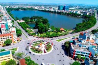 Xây dựng TP. Hải Dương hướng tới một đô thị xanh, thông minh. Ảnh: Thành Chung