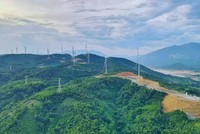 Một dự án điện gió tại huyện Hướng Hoá, tỉnh Quảng Trị. Ảnh: Trần Tuyền