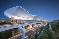 Phối cảnh nhà ga hành khách sân bay Long Thành.