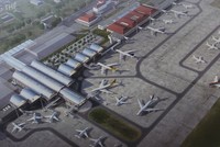 Phối cảnh Nhà ga T2 Cảng hàng không Đồng Hới.