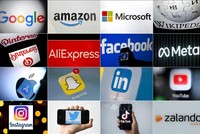 Các biểu tượng của mạng xã hội. Ảnh: AFP/TTXVN