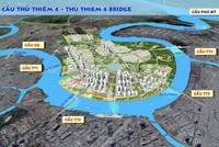 Vị trí xây cầu Thủ Thiêm 4 trên sông Sài Gòn