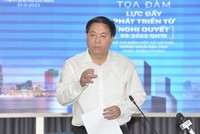 Thứ trưởng Bộ Kế hoạch và Đầu tư Trần Duy Đông phát biểu tại Tọa đàm.