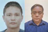 Bị can Nguyễn Hồng Sơn (bên trái) và Trần Văn Tuynh. Ảnh: BCA