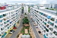 Khu nhà ở xã hội Lê Thành An Lạc (quận Bình Tân, TP.HCM) là giấc mơ của nhiều người lao động