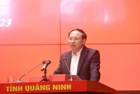 Nguyễn Xuân Ký, Ủy viên Trung ương Đảng, Bí thư Tỉnh ủy, Chủ tịch HĐND tỉnh, phát biểu. Nguồn: Quảng Ninh Portal