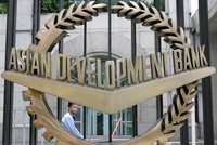 Biểu tượng của Ngân hàng Phát triển châu Á. (Ảnh: Reuters)