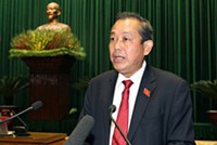 Chánh án Tòa án Nhân dân Tối cao Trương Hòa Binh