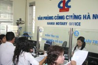 Sau 5 năm thi hành Luật Công chứng, các văn phòng công chứng đã phục vụ kịp thời nhu cầu của nhân dân