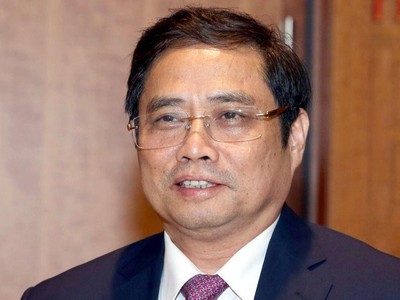 Ủy viên Bộ Chính trị, Trưởng Ban Tổ chức Trung ương Phạm Minh Chính.