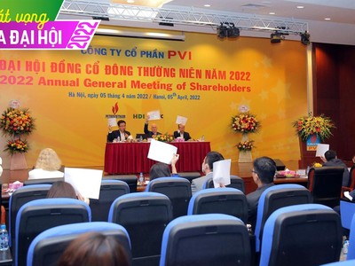 ĐHĐCĐ năm 2022 PVI: Bất ngờ cổ tức năm 2021 lên tới 33%