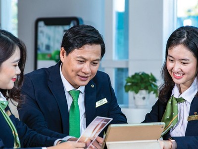 Vietcombank vẫn dẫn đầu hệ thống với lợi nhuận tuyệt đối năm 2020 là 23.000 tỷ đồng.