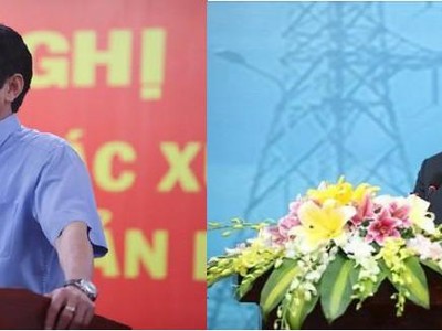Thứ trưởng Bộ Thông tin và Truyền thông Hoàng Vĩnh Bảo (ảnh trái) và Thứ trưởng Bộ Công Thương Cao Quốc Hưng nghỉ hưu từ 1/9/2021.