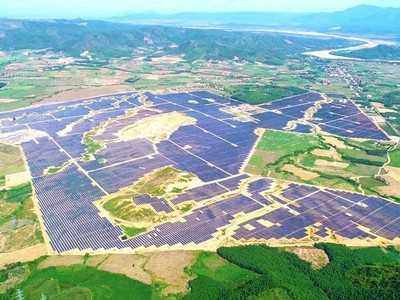 Một dự án điện mặt trời tại xã Hòa Hội, huyên Phú Hòa, tỉnh Phú Yên. Ảnh: TEGROUP.