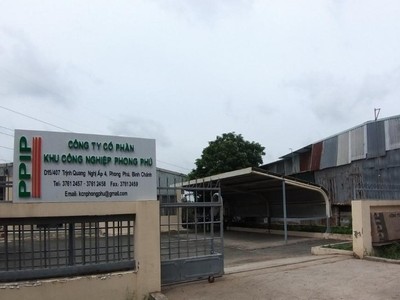 Sacombank đấu giá 18 khoản nợ liên quan đến Khu công nghiệp Phong Phú