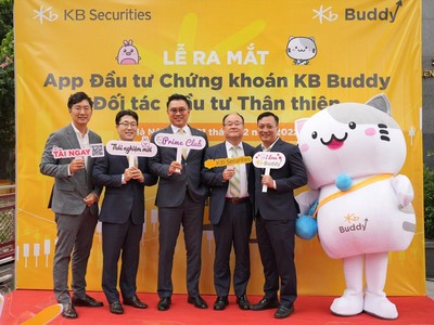 Chứng khoán KB Việt Nam chính thức ra mắt Ứng dụng đầu tư chứng khoán KB Buddy dành cho nhà đầu tư mới