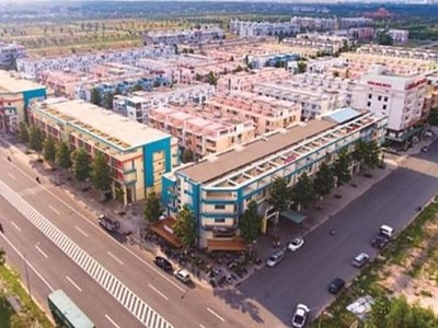 Dự án nhà phố thương mại Uni Galaxy tại Thủ Dầu Một, Bình Dương (Ảnh: Becamex).
