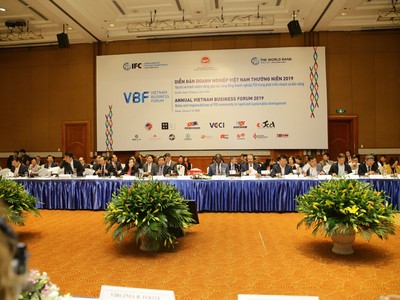 Toàn cảnh Diễn đàn doanh nghiệp Việt Nam thường niên năm 2019