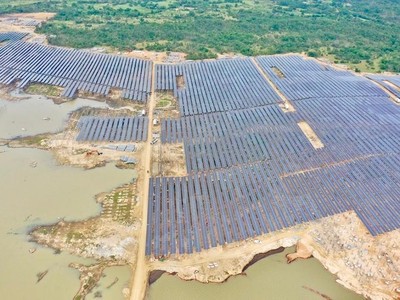 Nhà máy điện mặt trời Thiên Tân 1.2 có công suất 100 MWp đã hoà lưới điện quốc gia ngày 31/12/2020