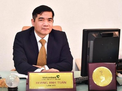 Ông Hoàng Anh Tuấn, Giám đốc Trung tâm tiền mặt Vietcombank tại Hà Nội