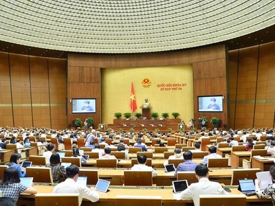 Một phiên họp toàn thể cuối tuần qua của Quốc hội.