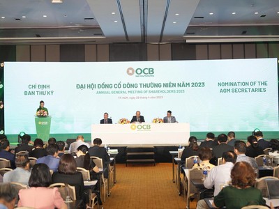 ĐHĐCĐ OCB: Mục tiêu lợi nhuận trước thuế 2023 đạt 6.000 tỷ đồng và tăng vốn lên 20.548 tỷ đồng