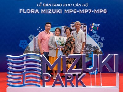 Khách hàng nhận nhà tại Flora Mizuki MP6-7-8 cảm thấy hài lòng với chất lượng bàn giao.