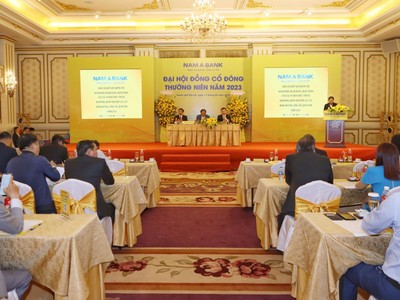 ĐHĐCĐ thường niên 2023 Nam A Bank (NAB): Sẽ niêm yết cổ phiếu và mở rộng chi nhánh tại nước ngoài