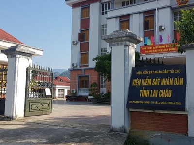 Viện Kiểm sát Nhân dân tỉnh Lai Châu - nơi ông Nông Văn Hải từng công tác (Ảnh: Tiền Phong).