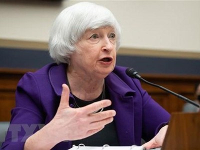 Bộ trưởng Tài chính Mỹ Janet Yellen. (Ảnh: AFP/TTXVN).