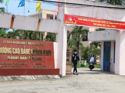 Trường Cao đẳng Quảng Nam. Ảnh minh họa.