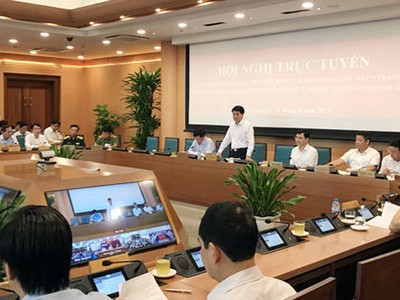 Nhiều thông tin kinh tế - xã hội của Hà Nội đã được nêu ra tại giao ban trực tuyến Thành ủy sáng 28/9