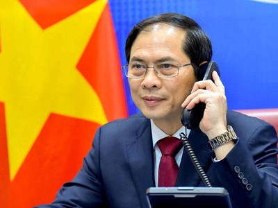 Bộ trưởng Ngoại giao Bùi Thanh Sơn (Ảnh: BNG)