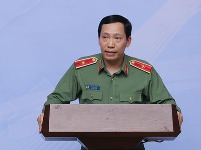 Thiếu tướng Lê Văn Tuyến, Thứ trưởng Bộ Công an (Ảnh: Nhật Bắc)
