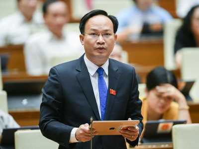 Đại biểu Phạm Văn Thịnh (Bắc Giang) phát biểu tại nghị trường.