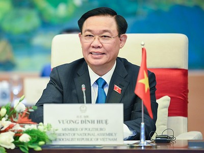 Chủ tịch Quốc hội Vương Đình Huệ.