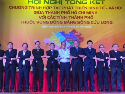 Đồng bằng sông Cửu Long và TP.HCM tăng cường liên kết hợp tác thực chất và bền vững