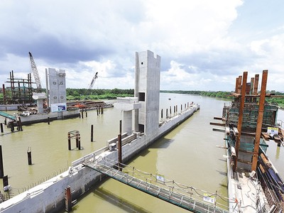 Dự án Giải quyết ngập do triều khu vực TP.HCM giai đoạn I vẫn chưa hoàn thành do khúc mắc trong thanh toán cho nhà đầu tư BT
