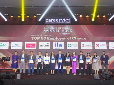 Cùng với Tập đoàn YeaH1, các thương hiệu lớn tại Việt Nam cũng góp mặt trong lần vinh danh năm nay