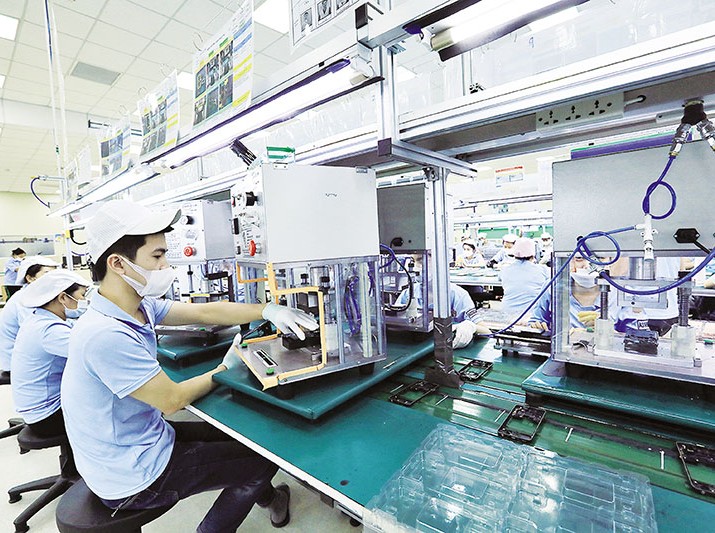 Vị thế của Việt Nam không ngừng được nâng cao trong chuỗi cung ứng toàn cầu. Ảnh: Đức Thanh