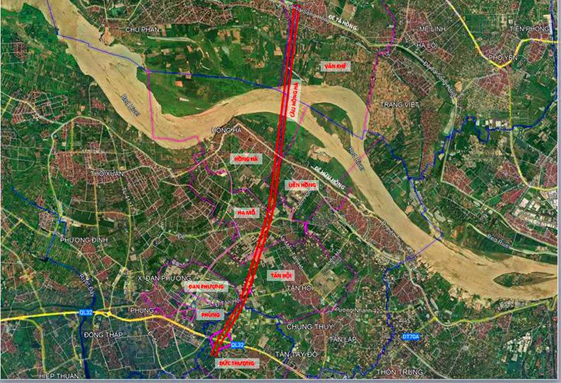Công bố chỉ giới đường đỏ Vành đai 4 đi qua ba huyện ngoại thành Hà Nội