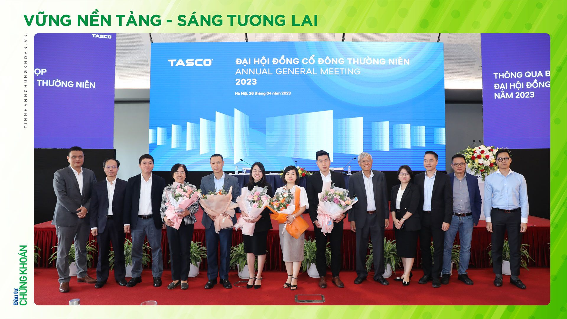 ĐHCĐ Tasco (HUT): Đặt mục tiêu hiện thực hóa tầm nhìn trở thành “Sự lựa chọn số 1 của người Việt Nam về dịch vụ ô tô và hạ tầng giao thông thông minh”