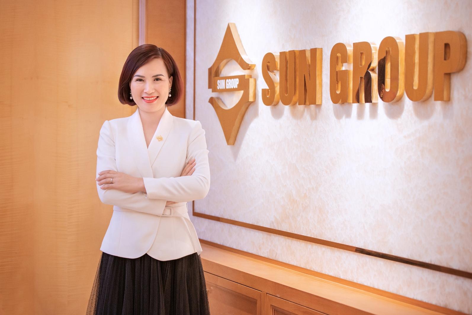 Bà Bùi Thị Thanh Hương, Phó chủ tịch HĐQT, Tổng giám đốc Tập đoàn Sun Group