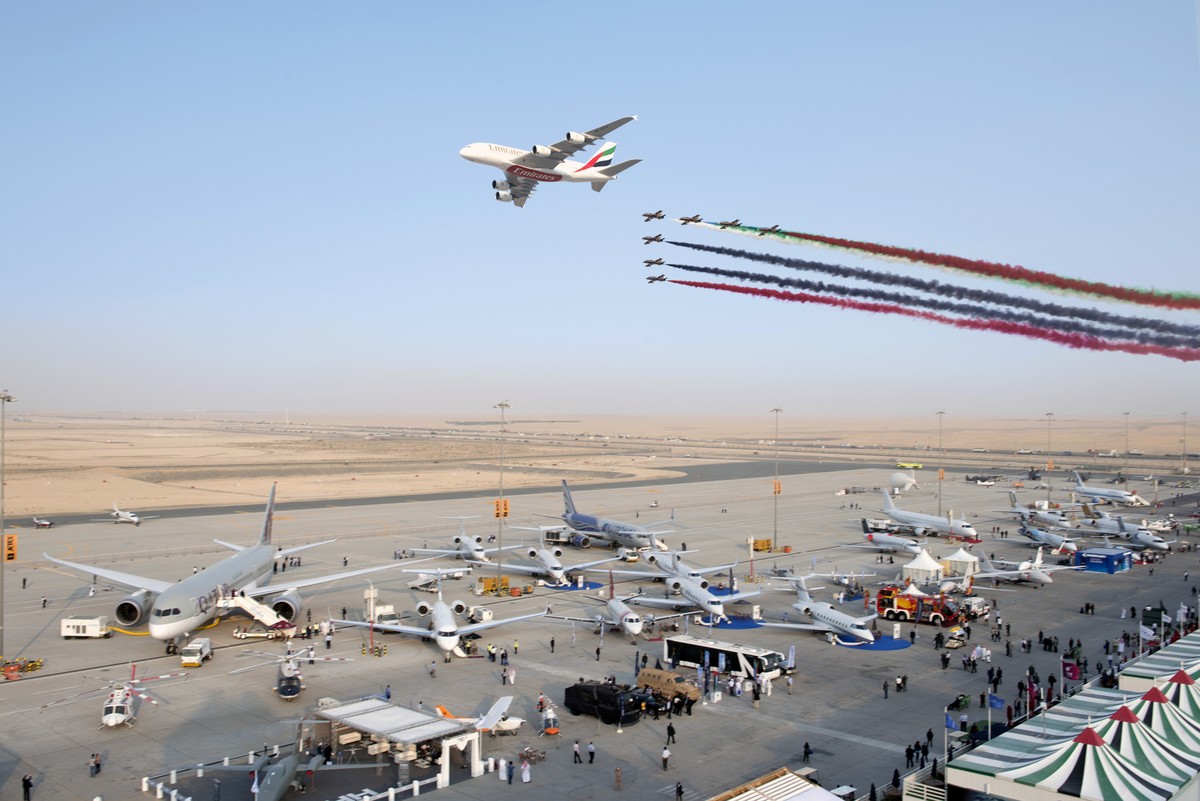 Những hình ảnh ấn tượng tại Triển lãm hàng không quốc tế Dubai ...