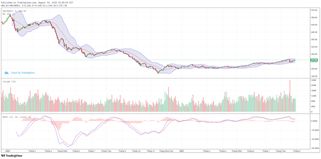 Góc nhìn kỹ thuật phiên giao dịch chứng khoán ngày 31/8: Kiểm định mức hỗ trợ 1.200 điểm 5 Góc nhìn kỹ thuật phiên giao dịch chứng khoán ngày 31/8: Kiểm định mức hỗ trợ 1.200 điểm ảnh 2