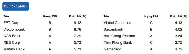 Quỹ đầu tư tích hợp ESG cần phát triển “nguồn hàng” 3 Quỹ đầu tư tích hợp ESG cần phát triển “nguồn hàng” ảnh 1