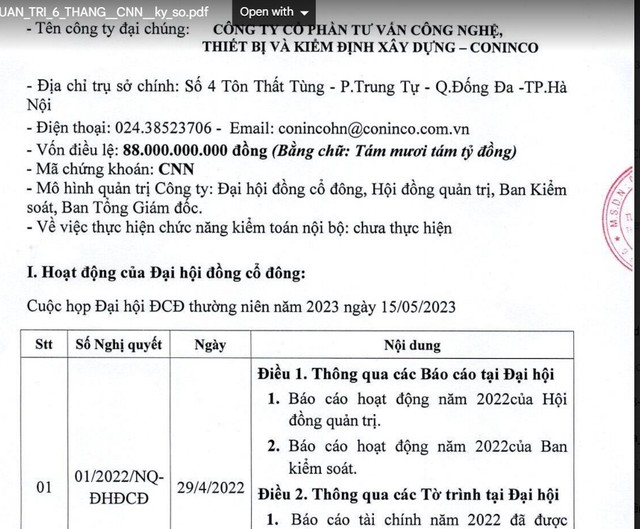 Chủ tịch Coninco (CNN) mua thêm cổ phiếu không công bố thông tin? ảnh 3