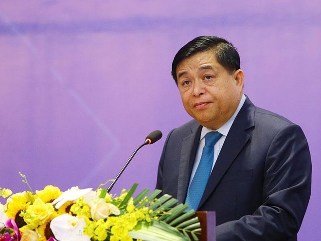 Bộ trưởng Bộ Kế hoạch và Đầu tư Nguyễn Chí Dũng phát biểu khai mạc Diễn đàn thường niên về Cải cách và Phát triển lần thứ Hai năm 2019 (VRDF 2019).